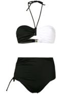Emilio Pucci Two-tone Bikini - Black