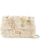 Chanel Pre-owned 2.55 Line Ladybird Double Chain Shoulder Bag - White