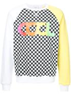 Ports V Cool Summer Colour Block And Checkered Sweatshirt -