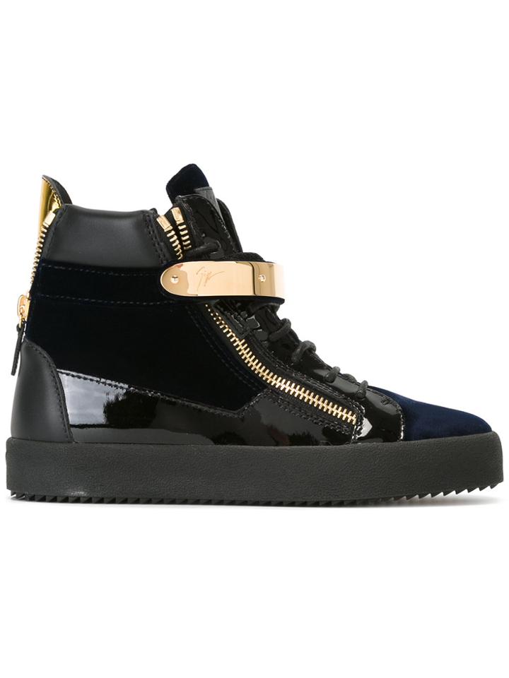 Giuseppe Zanotti Design Coby High-top Sneakers - Blue