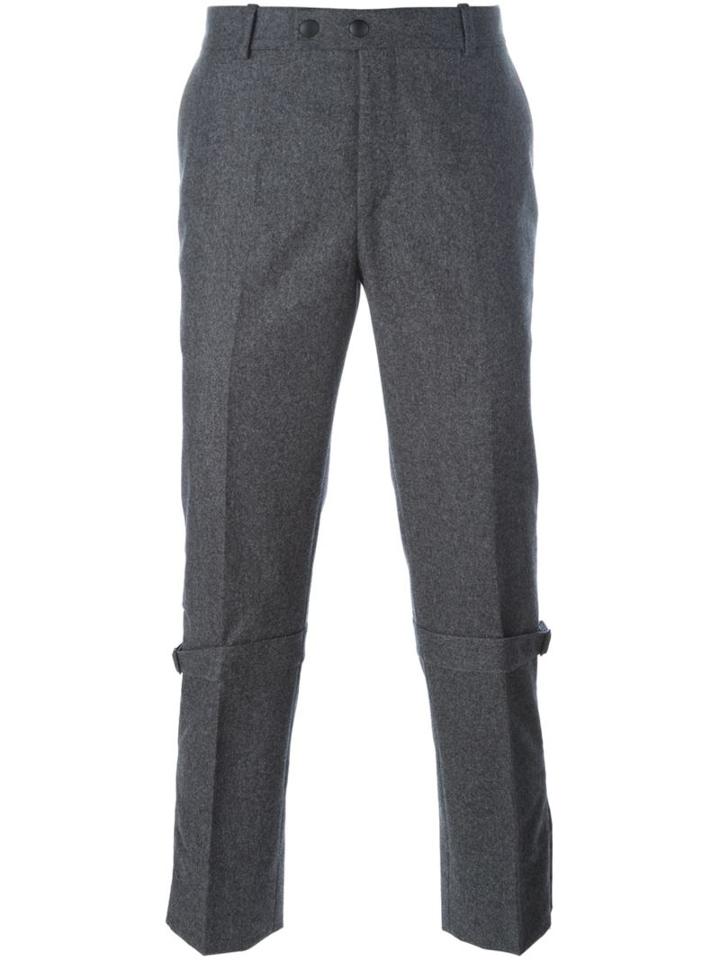 Alexander Mcqueen Strap Detail Slim-fit Trousers
