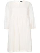 Twin-set Geometric Pattern Short Dress - Nude & Neutrals