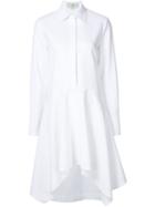 Stella Mccartney - Shirt Dress - Women - Cotton - 44, White, Cotton