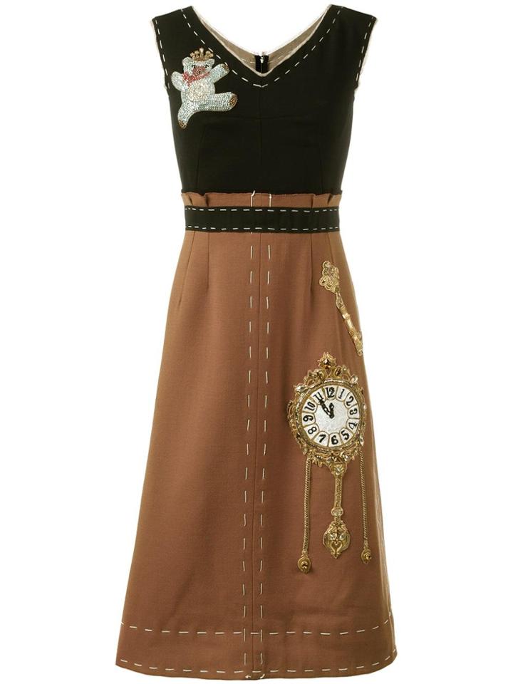 Dolce & Gabbana Wonderland Patch Dress - Black