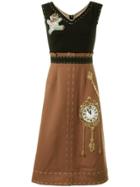 Dolce & Gabbana Wonderland Patch Dress - Black