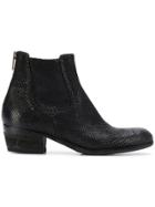 Pantanetti Low Heel Chelsea Boots - Black