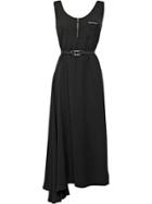 Prada Sleeveless Technical Jersey Dress - Black