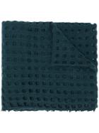 Faliero Sarti Perforated Knit Scarf - Blue