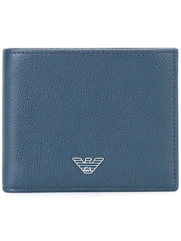 Emporio Armani Logo Plaque Billfold Wallet