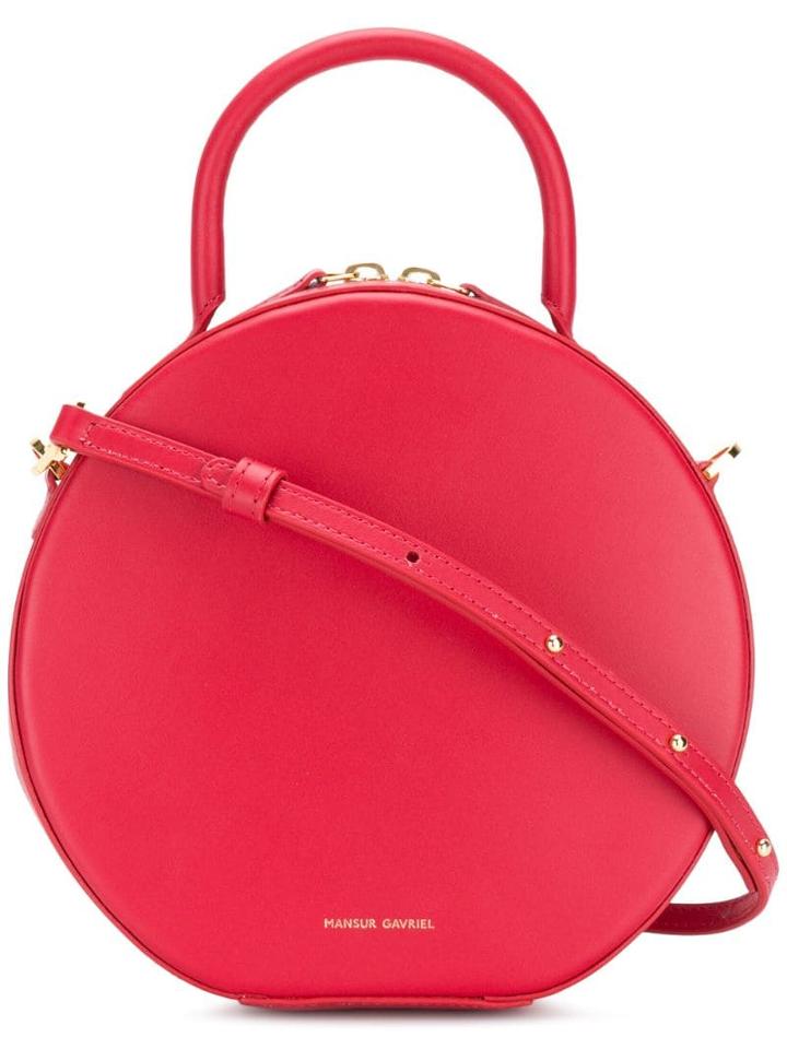 Mansur Gavriel Circle Crossbody Bag - Red