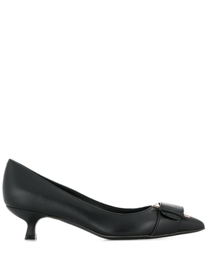 Salvatore Ferragamo Gancio Buckle Pumps - Black