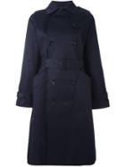 A.p.c. 'greta' Coat, Women's, Size: 36, Blue, Cotton/viscose
