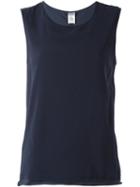 Kristensen Du Nord Open Layered Lateral Tank, Women's, Size: 1, Blue, Silk/cotton/spandex/elastane