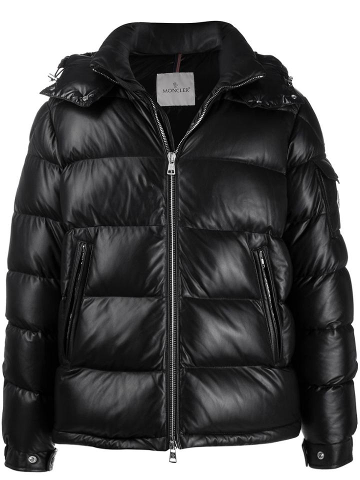 Moncler Maya Quilted Padded Jacket - Black