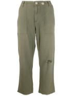Rag & Bone Cropped Kaye Trousers - Green