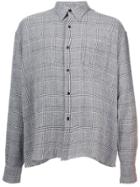 Cmmn Swdn Plaid Print Shirt - Grey