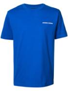 Andrea Crews Logo Chest Print T-shirt, Men's, Size: Medium, Blue, Cotton