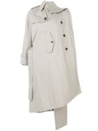 Balenciaga Pulled Trench Coat - Nude & Neutrals
