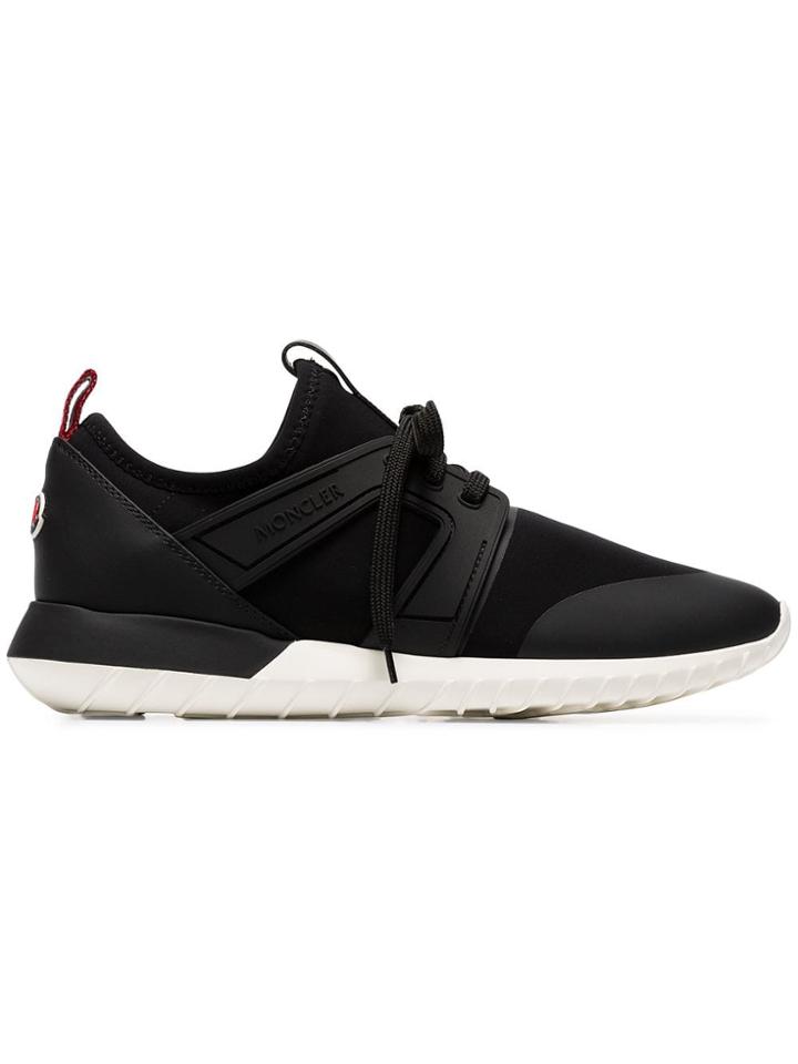 Moncler Black Scuba Low Top Sneakers