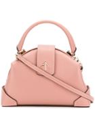 Manu Atelier Small Top Handle Tote Bag - Pink & Purple