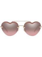 Miu Miu Noir Sunglasses - Pink