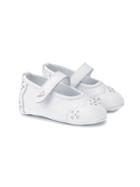 Armani Junior Heart Detail Pre-walkers, Girl's, Size: 17, White
