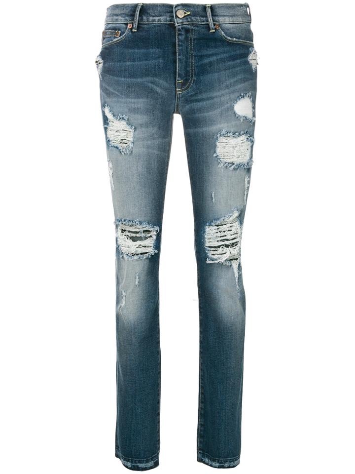 Htc Los Angeles Distressed Jeans - Blue