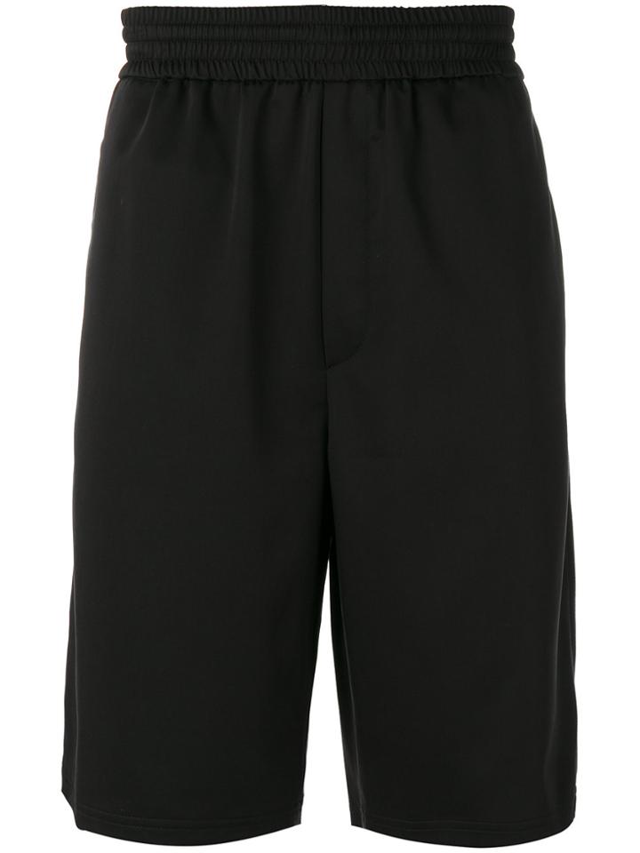 Neil Barrett Elasticated Waistband Track Shorts - Black