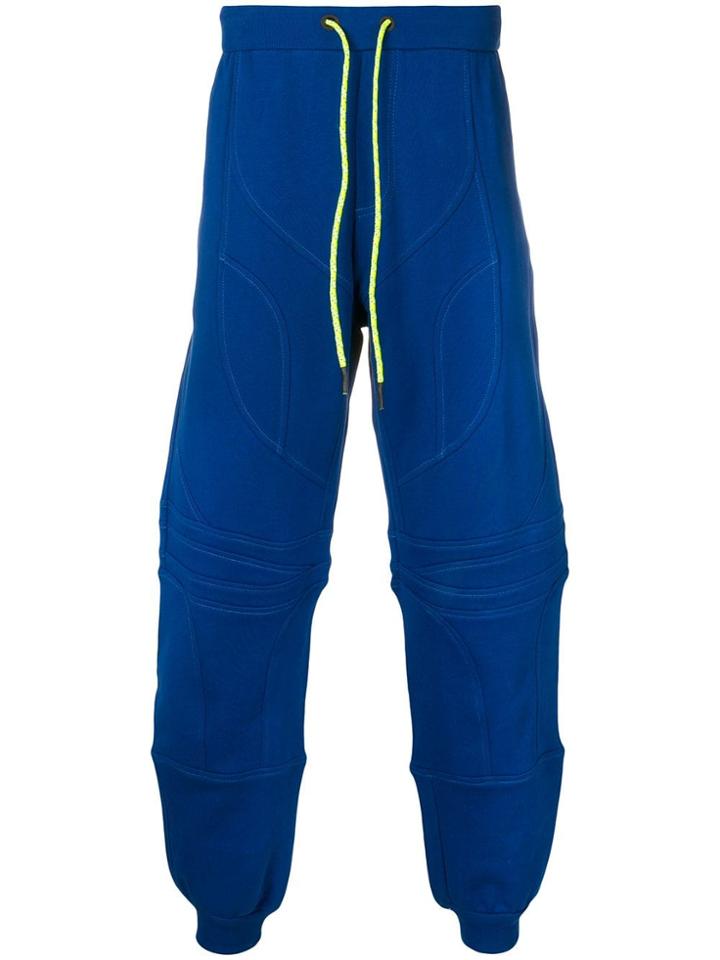 Iceberg Contrast Stitching Track Pants - Blue