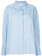 Kolor Oversize Chest Pocket Shirt - Blue