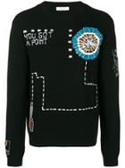 Valentino You Got A Point Jumper - Black