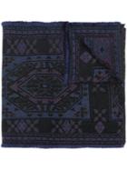Etro Mixed Pattern Scarf - Black