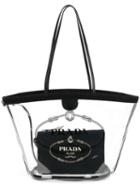 Prada Transparent Tote - Neutrals