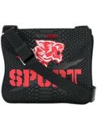 Plein Sport Small Printed Messenger Bag - Black