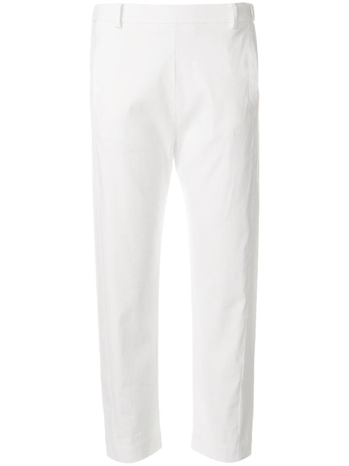 Ilaria Nistri Cropped Trousers - White
