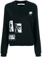Damir Doma Graphic Patch Sweatshirt - Black