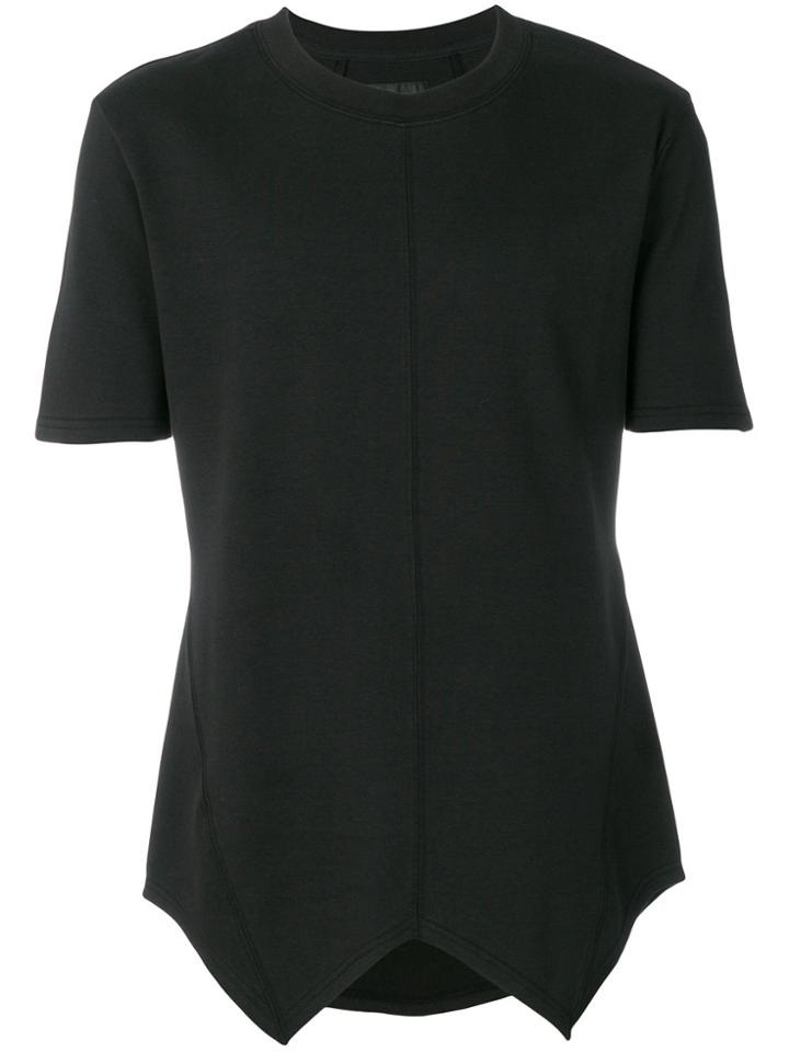 D.gnak Asymmetric Style T-shirt - Black