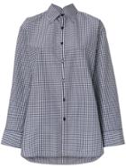 Balenciaga Pinched Collar Shirt - Blue