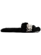 Philipp Plein Luxury Slides - Black