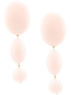 Lele Sadoughi Oval Drop Earrings - Pink