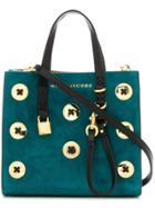 Marc Jacobs Buttons Detail Crossbody Bag - Blue