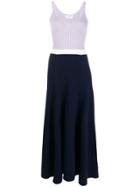 Gabriela Hearst Ribbed Maxi Dress - Pink