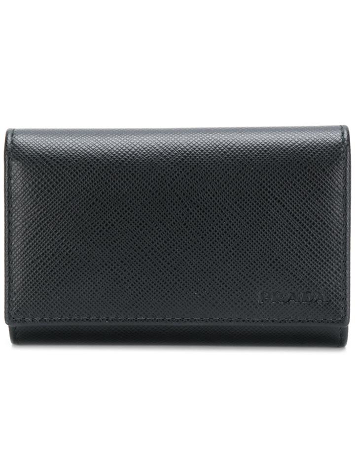 Prada Keychain Card Holder - Black