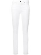 D.exterior Mid Rise Skinny Trousers - White