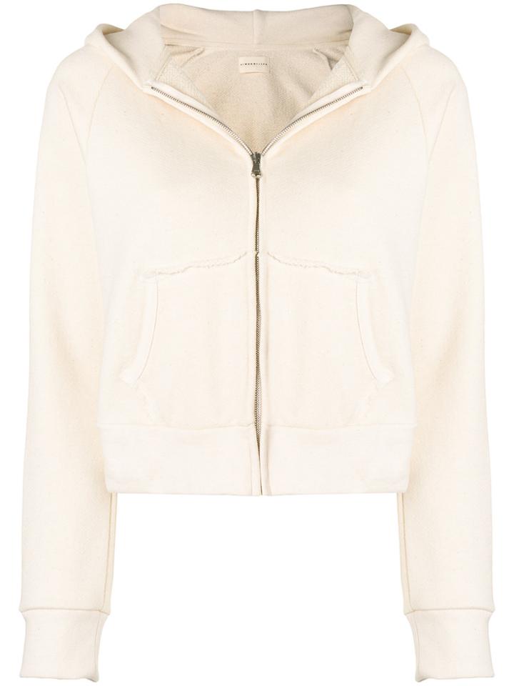 Simon Miller Cropped Zipped Jacket - Nude & Neutrals