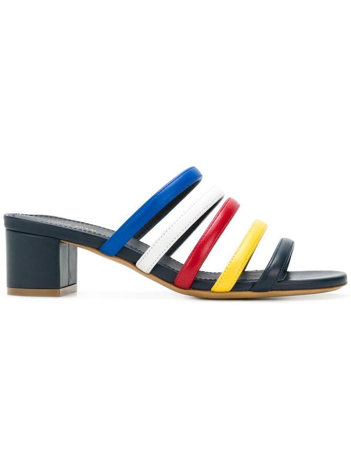 Mansur Gavriel Multi Strap Sandals - Blue