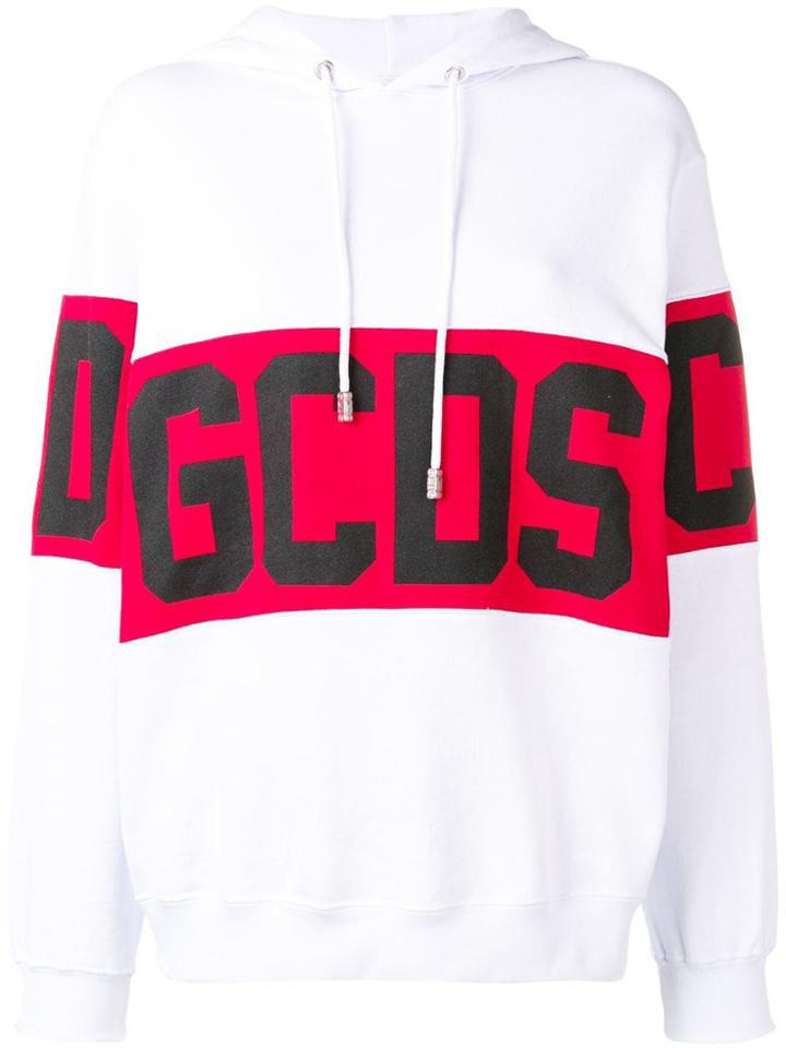 Gcds Hooded Sweatshirt - White