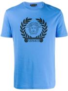 Versace Medusa Head Print T-shirt - Blue