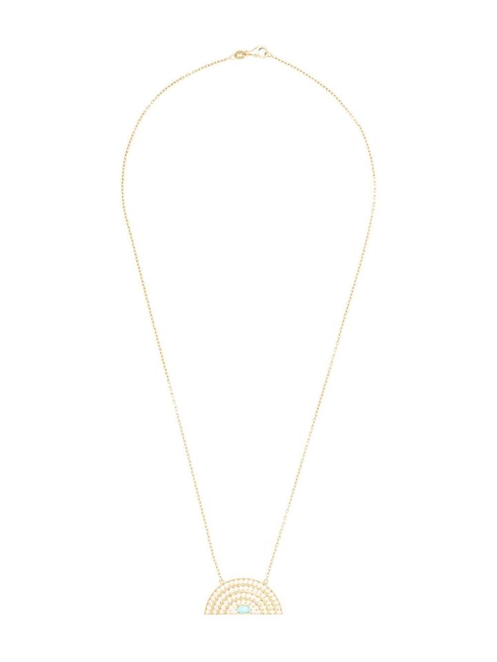 Andrea Fohrman 18kt Yellow Gold Medium Rainbow Necklace