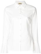 Liu Jo Pleated Cuffs Shirt - White